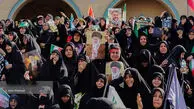 لحظه بغض مردم لرستان مقابل تابوت رهبر شهید؛ صحنه‌ ای که دل‌ ها را لرزاند + فیلم