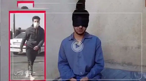 اولین فیلم از لحظه دستگیری و اعترافات عامل حمله به ماموران پلیس در کرج