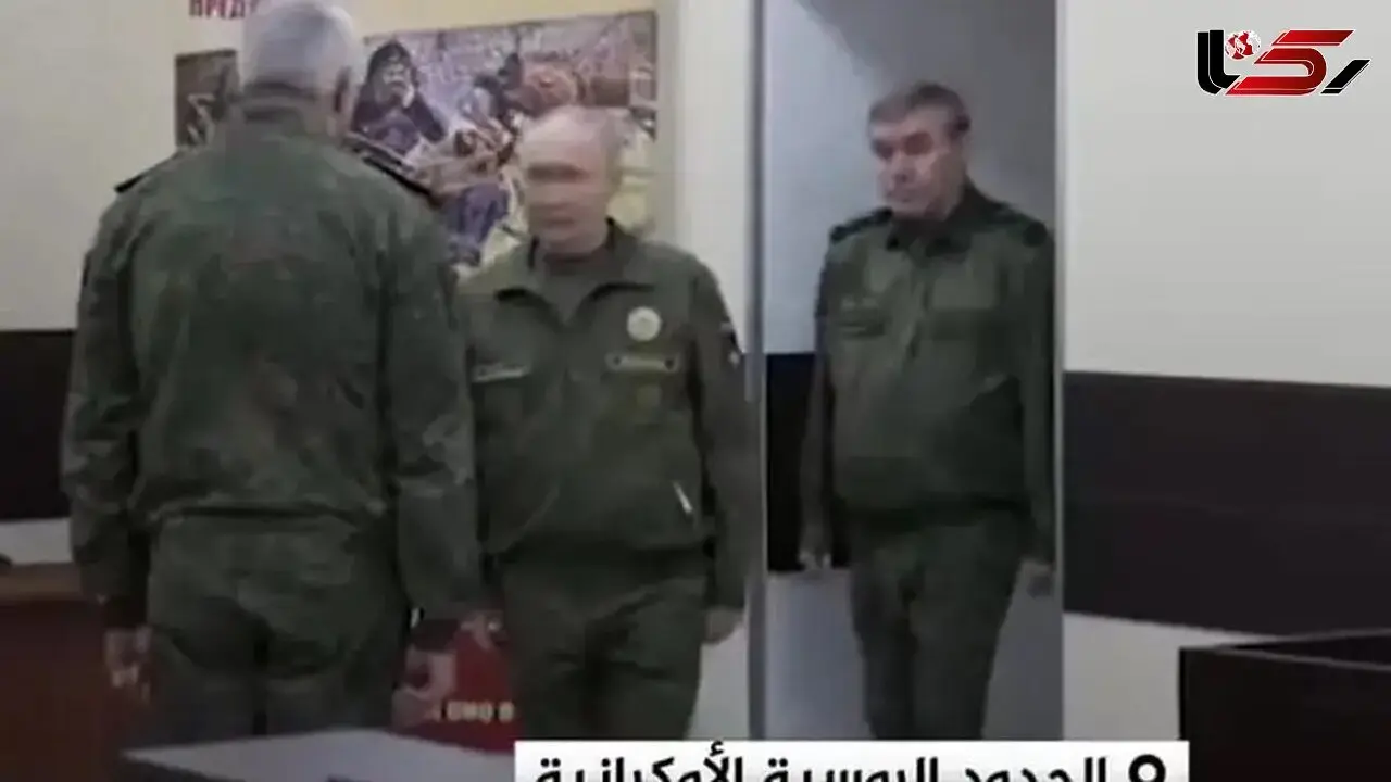 Putin Appears in Military Uniform Near the Ukrainian Border
