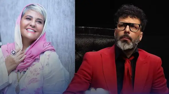 فیلم/ رابعه اسکویی در جم تی وی نقش یک زن لال جنگ‌زده رو به من دادند/ مجید واشقانی: من به دوستمون گفتم غم و اشک توی چشمای رابعه رو دیدم!انگار رابعه واقعا دیگه نمی خواد حرف بزنه!