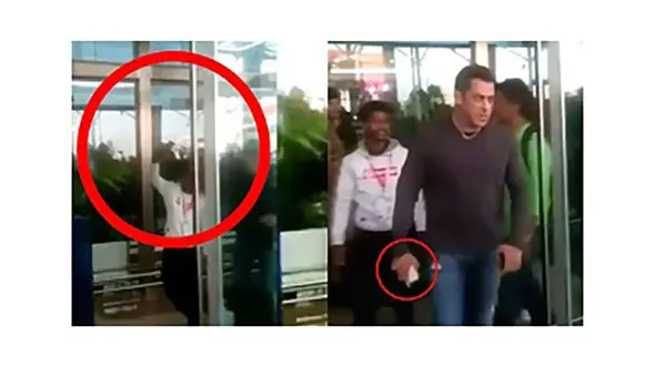 رفتار عجیب سلمان خان سوپراستار سینمای هند با یکی از طرفدارانش!+ فیلم