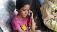 نجات جان دختر خردسال از محاصره آتش در ساری