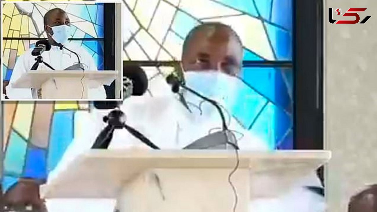 مرگ ناگهانی کشیش حین سخنرانی در کلیسا! + فیلم