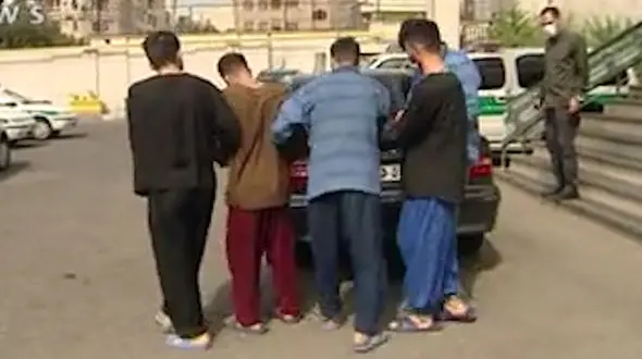  دستگیری کیف قاپ های خشن با 90 فقره سرقت + فیلم