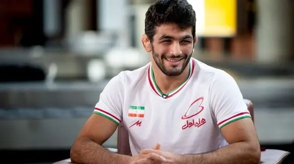 عکس لورفته حسن یزدانی در مسابقات جهانی