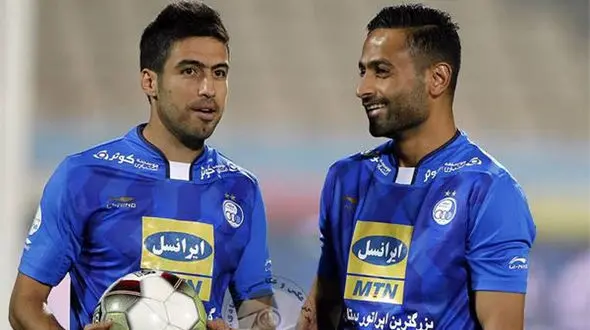  عکس از همسران دو باجناق استقلالی ! / خسرو حیدری و امید ابراهیمی در یک قاب !