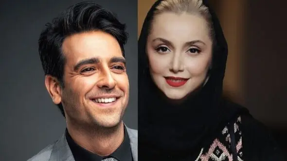 فیلم لحظه غیرتی شدن نازنین بیاتی برای امیرحسین آرمان/ این دوتا  روز به روز جذابتر میشن ! 
