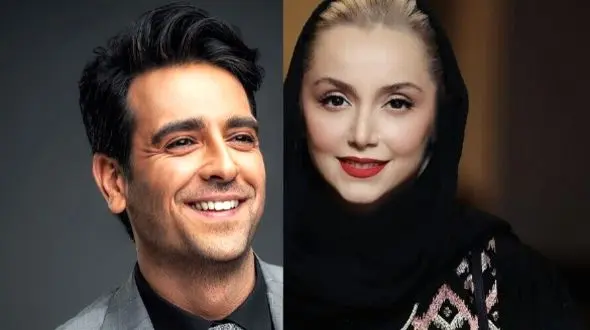 فیلم لحظه غیرتی شدن نازنین بیاتی برای امیرحسین آرمان/ این دوتا  روز به روز جذابتر میشن ! 