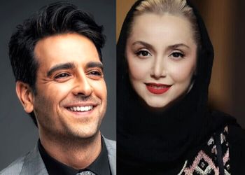 فیلم لحظه غیرتی شدن نازنین بیاتی برای امیرحسین آرمان/ این دوتا  روز به روز جذابتر میشن ! 