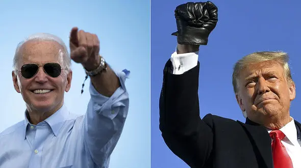 بایدن همچنان پیشتاز است 