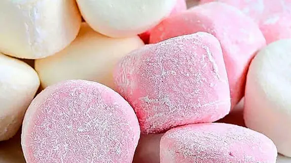 مارشمالو نارگیلی یک خوراکی خوشمزه برای کودکان 