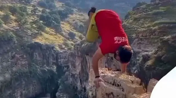 ببینید /  بازی با مرگ در ترسناک‌ترین نقطه جهان + فیلم وحشت آور