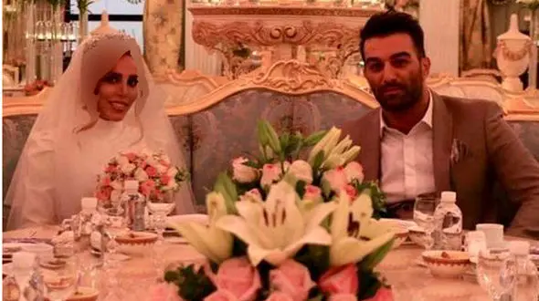 عکس های لو رفته از عروسی لاکچری حنیف عمران زاده ! /  غوغای حلقه ازدواج و لباس عروس !