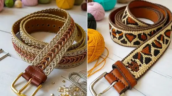 کمربند بافتنی دخترانه؛ 15 پیشنهاد شیک برای استایلی متفاوت