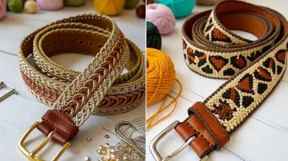 کمربند بافتنی دخترانه؛ 15 پیشنهاد شیک برای استایلی متفاوت