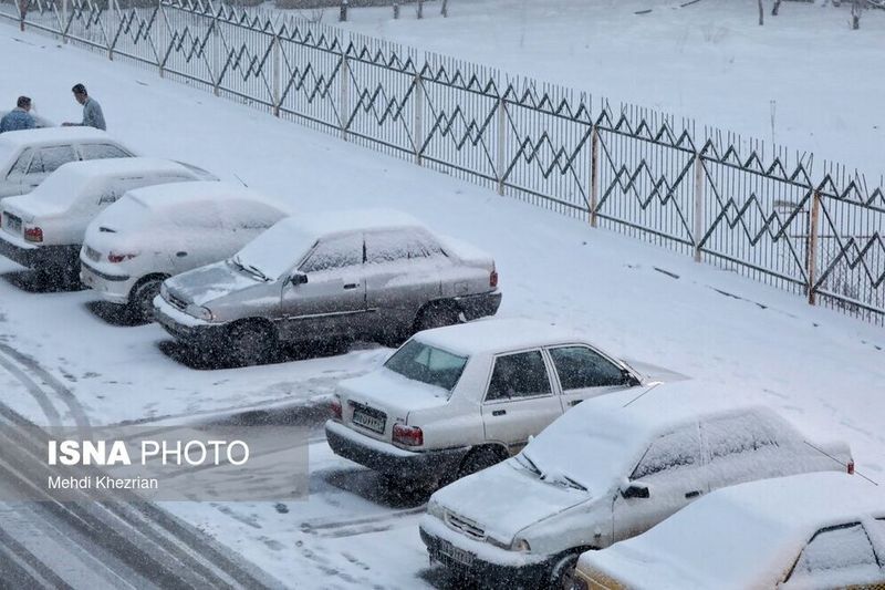 برف 1403 همدان