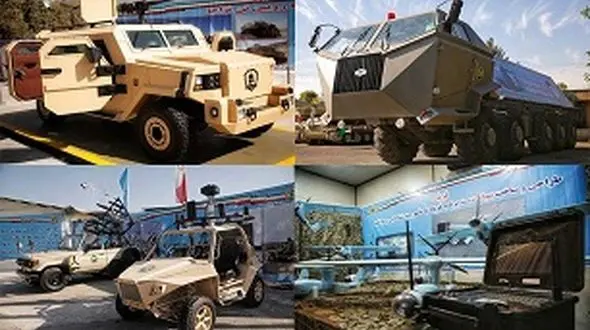 
قدرت روزافزون جنگ‌ افزار‌های رباتیک ایران؛ ربات‌های جنگی نابود کننده اهداف دشمن
