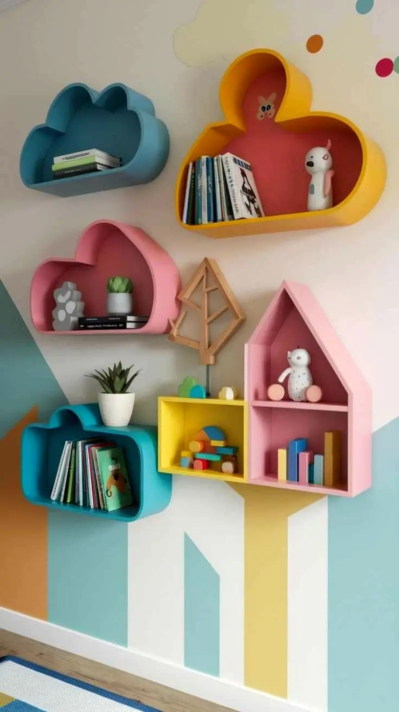 کتابخانه فانتزی اتاق کودک