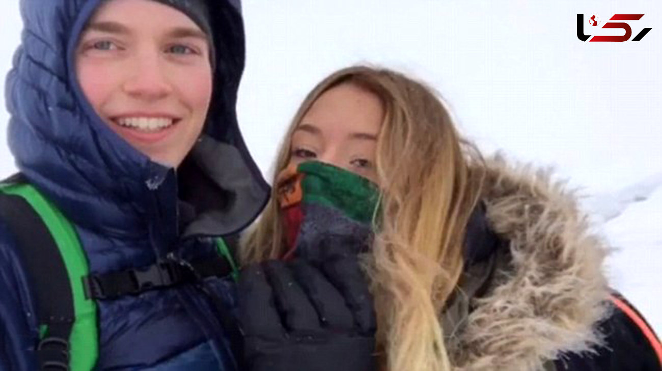 نجات یافتن عروس و داماد جوان کوهنورد با جملات عاشقانه / این دو 48 ساعت در کولاک  و برف گرفتار شده بودند+تصاویر