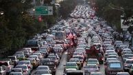 ترافیک نیمه سنگین در آزادراه کرج - قزوین