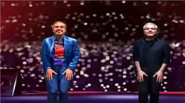 فیلم آواز شاد ترکی  مهران مدیری و رضویان ! /  با آهنگ اصیل چه رقص آذری هماهنگی کردند دونفره !