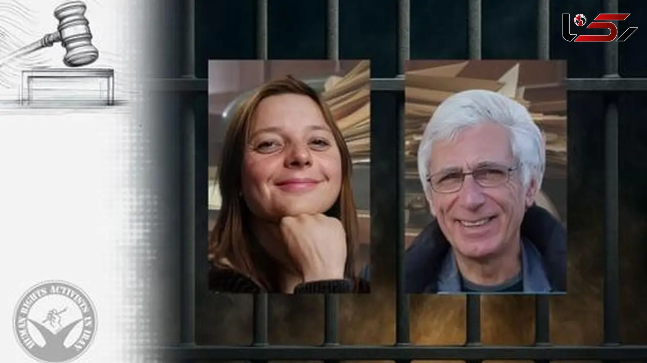 An Iranian court sentenced two French citizens to a combined 63 years in prison