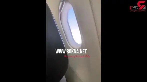 فیلم درگیری بچگانه 2 مسافر بر سر پنجره هواپیما + فیلم / امریکا