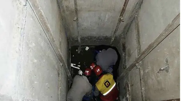 مرگ هولناک کارگر نماکار با سقوط در چاله آسانسور