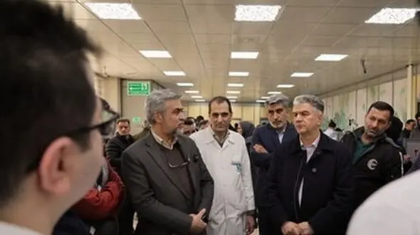 عیادت مدیران وزارت بهداشت از مجروحان حوادث اخیر