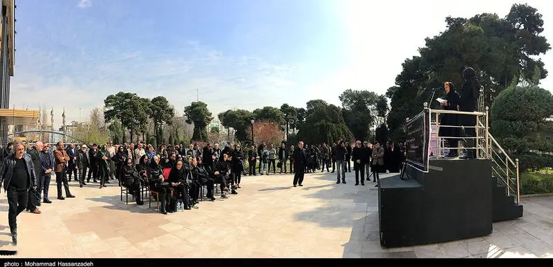 مراسم پیکر خسرو شجاع زاده