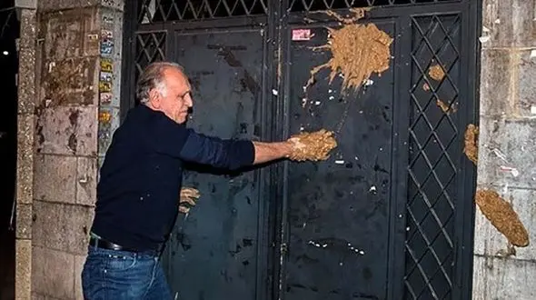  احمد نجفی در اقدامی عجیب در شورای صنفی نمایش را گِل گرفت+ فیلم و عکس