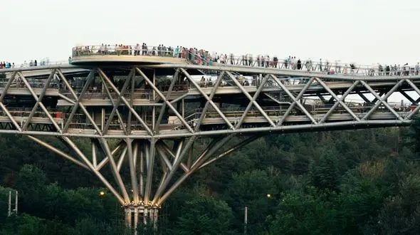  پل طبیعت برای جلوگیری از خودکشی ایمن سازی می شود