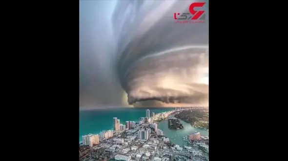 حرکت طوفان دوریان به سمت فلوریدا +عکس و فیلم