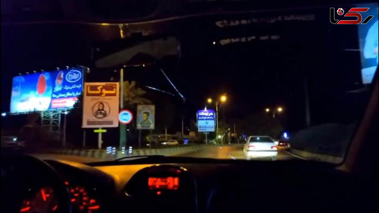 عاقبت تلخ لایی‌کشی یک خودروی لوکس در تونل‌ توحید تهران