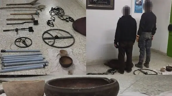 بازداشت جویندگان گنج با گنج یاب در انبار گنج