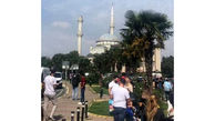 افتادن مناره یک مسجد در ترکیه+عکس
