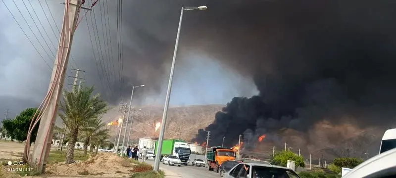 حمله آمریکا و اسرائیل به پالایشگاه عسلویه