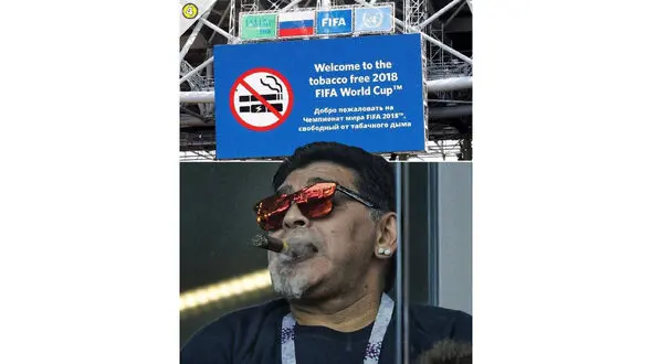 کار عجیب اسطوره فوتبال دنیا در ورزشگاه روسیه! +عکس