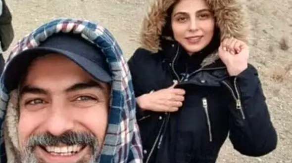 عکس کیک تولد خاص و چند بعدی رعنا آزادی ور برای تولد مهدی پاکدل در خانه لوکسشان!