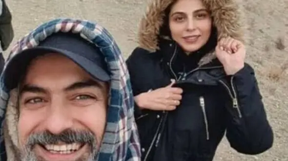 عکس کیک تولد خاص و چند بعدی رعنا آزادی ور برای تولد مهدی پاکدل در خانه لوکسشان!