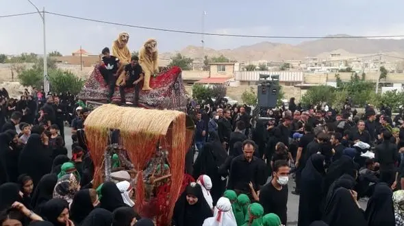 گزارش تصویری/ شور عاشورای حسینی در دهق نجف آباد