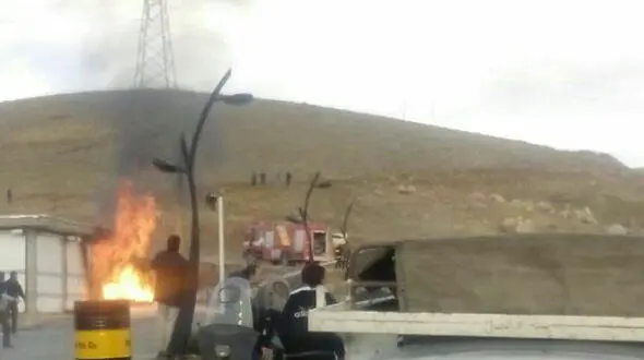 فداکاری آتش نشانان نهاوندی جلوی یک فاجعه بزرگ را گرفت + فیلم وعکس