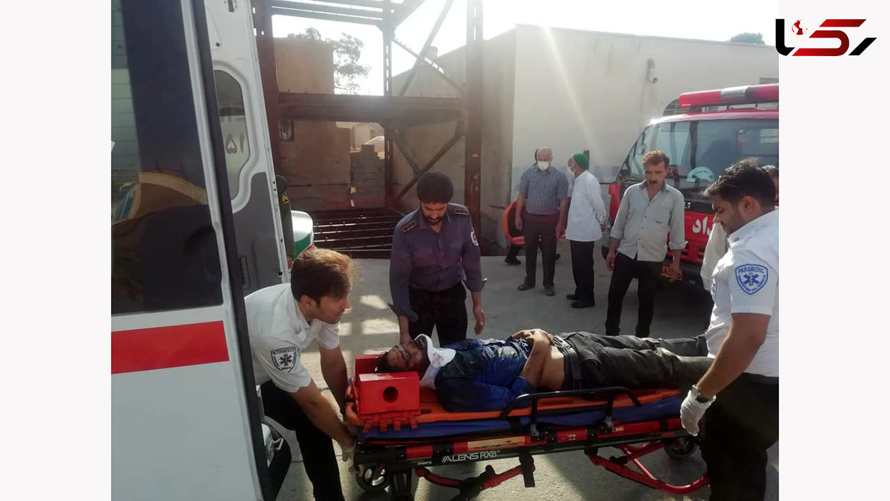 مرد سقوط کرده در کرمان از ارتفاع 9 متری نجات یافت 