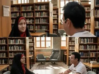 گفت‌ و گوی دانشجوی دانشگاه تبریز با داریوش فرضیایی (عمو پورنگ)