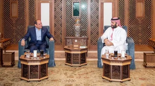 تاکید رئیس جمهور مصر و ولیعهد عربستان بر کاهش تنش ها در منطقه