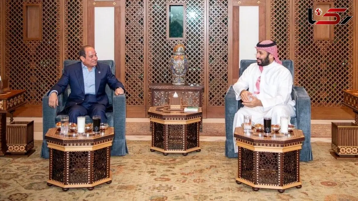 تاکید رئیس جمهور مصر و ولیعهد عربستان بر کاهش تنش ها در منطقه