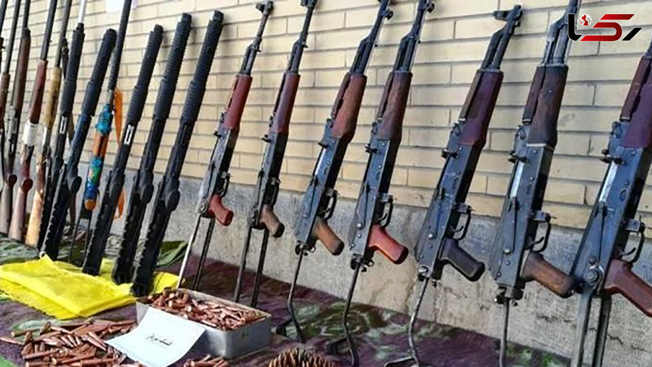 انهدام باند قاچاق سلاح و مهمات جنگی در مهرستان