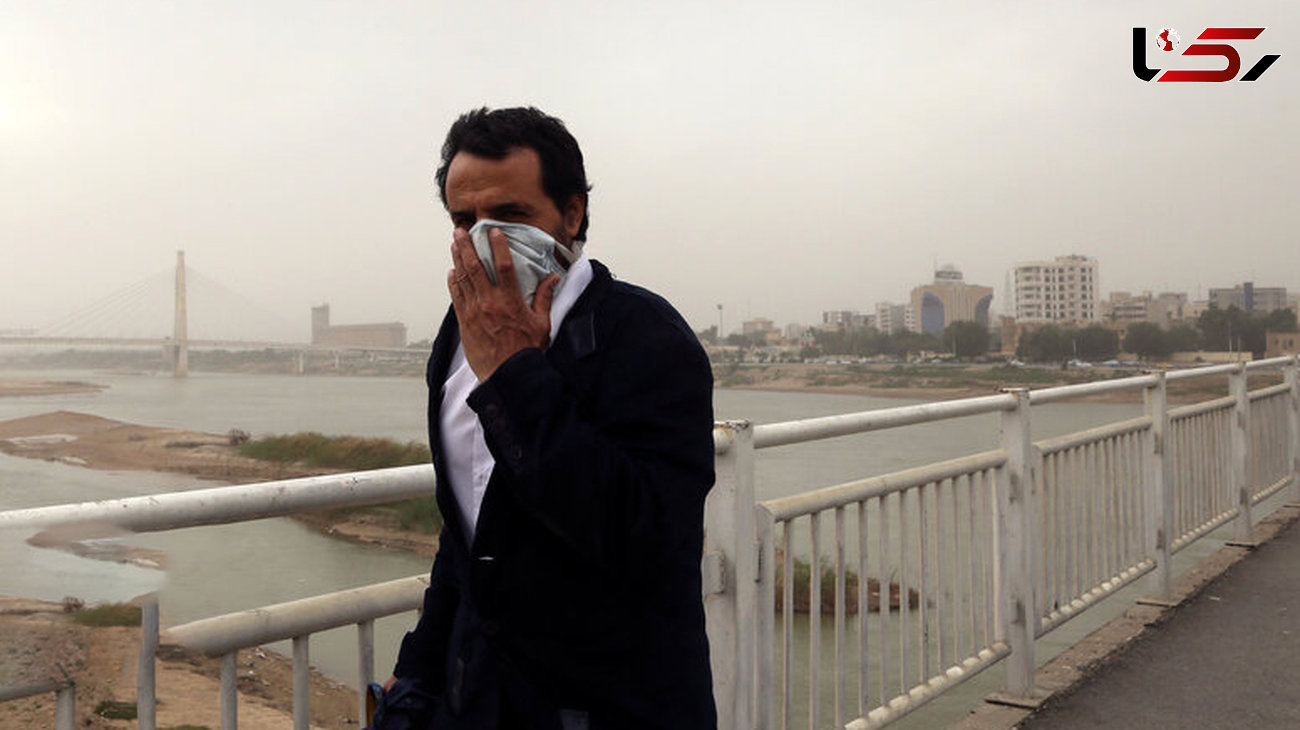 خوزستان غرق در گرد / غلظت غبار 7 برابر حد مجاز