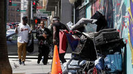حال و روز دردناک بی‌خانمان ها در خیابان‌های لس‌آنجلس + فیلم