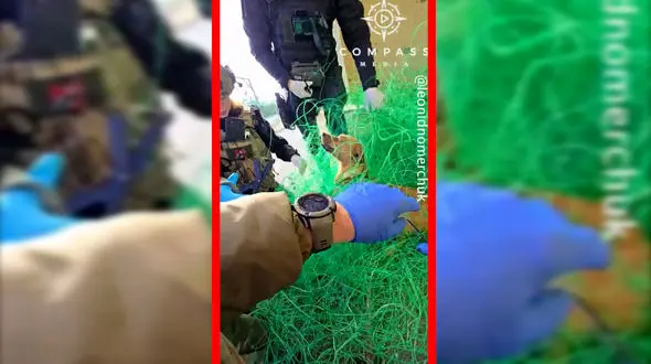 فیلم نجات سگ گرفتار در تورهای ضد پهپاد